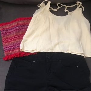 “Forever 21” Shorts & Tank/Tube Top Bundle!